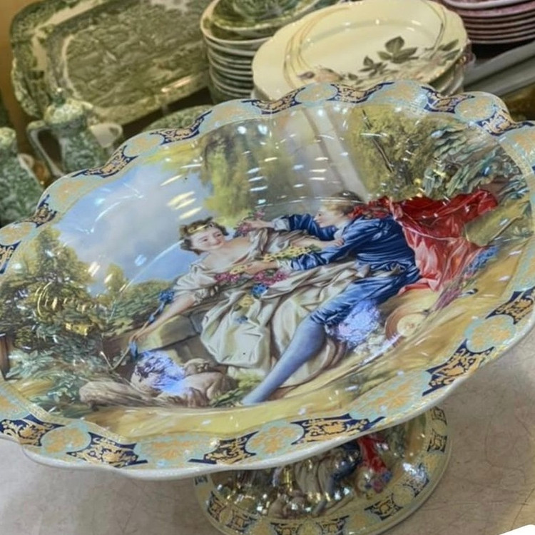 پذیرایی میوه خوری آجیل خوری شیرینی خوری پایه دار شکلات خوری گلدان طرح پرنس سبز هرکدام از تنوع انتخاب کنید ارسال پسکرایه