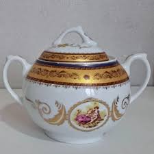 سرویس لمونژ (لیلی و مجنون) مدل قندان گرد دسته دار