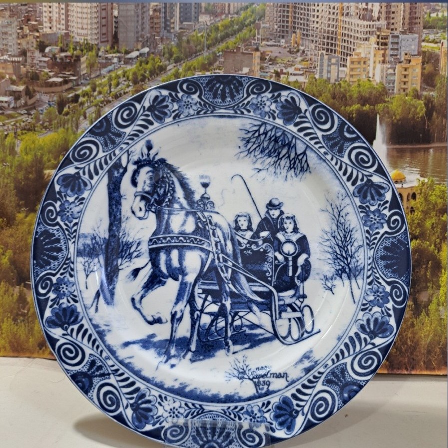دیوارکوب قلم آبی 25 سانت
