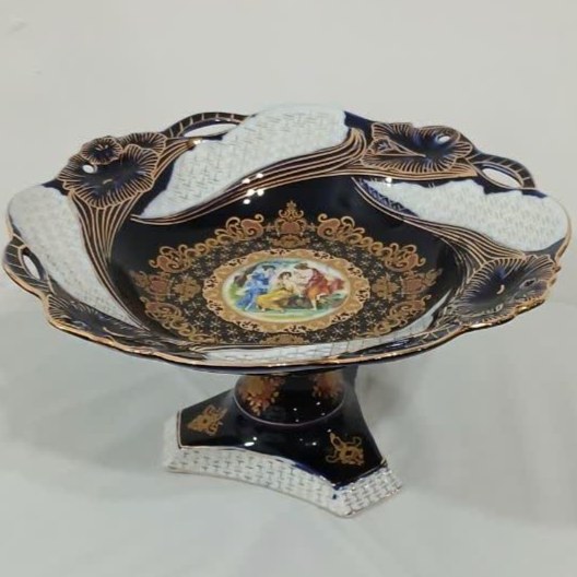 شیرینی خوری چینی طرح سه دختر وارداتی چک سایز بزرگ خوشگل و خاص سه لیلی ارسال پسکرایه