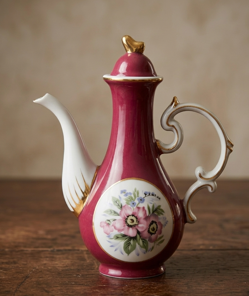 گلابپاش چینی طرح قرمز